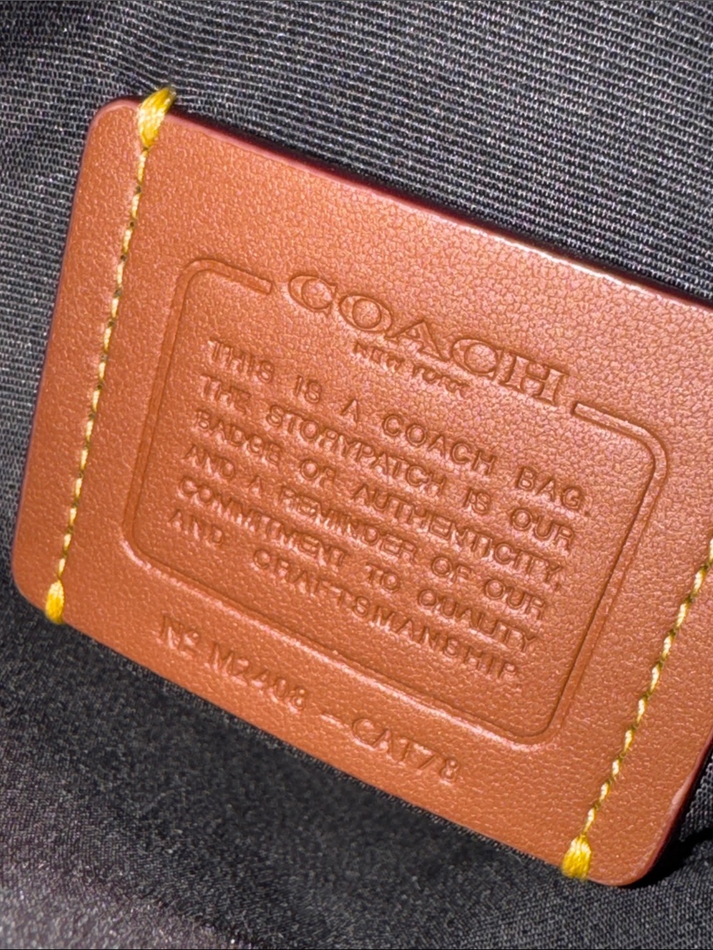 Coach Bag Sullivan Black Charcoal Signature Logo Crossbody Messenger Bag - Picture 14 of 17